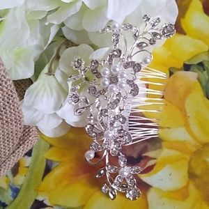 Bridal/Prom Crystal Jeweled Hair Clip